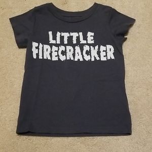 Peek Kids Lil Firecracker tee. Size XL (18/24m)